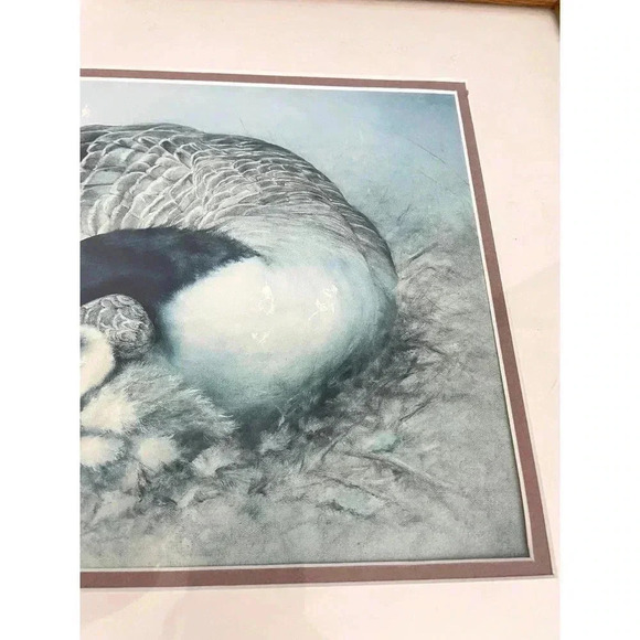 VTG Annette Hartzell Duck with Chicks Signed 257/950 1986 Signed Print Frame - Picture 8 of 10